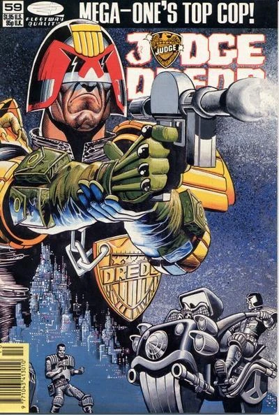 Cover of Judge Dredd 59