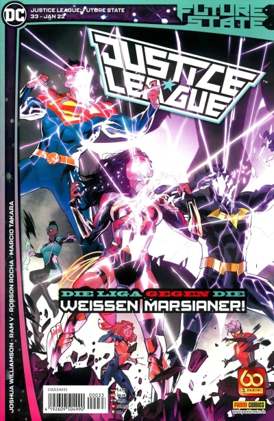 Cover of Future State - Die Liga gegen die Weissen Marsianer!