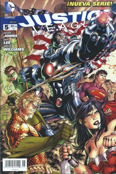 Cover of Justice League Parte Cinco