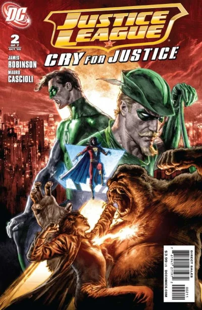 Cover of Justice League: Cry for Justice