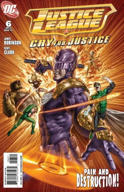 Cover of Justice League: Cry for Justice