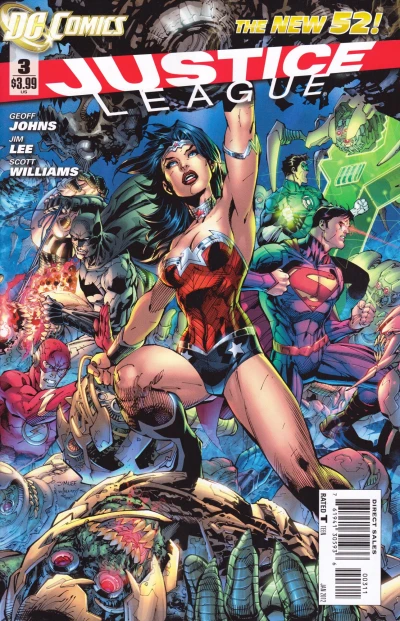 Cover of Justice League, Part Three