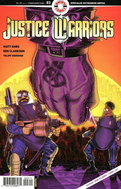 Cover of Justice Warriors: Keep It Peaceful; Justice Warriors Extras; Talkin' Shit