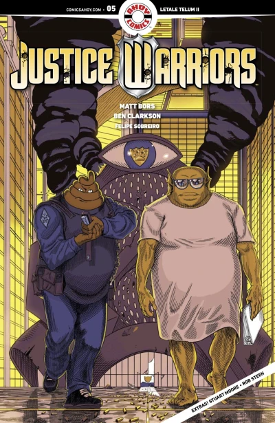 Cover of Justice Warriors: Assault on the Precinct!; Justice Warriors Extras; The Bear