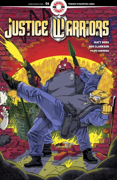 Cover of Justice Warriors: Punks Stand a Chance!; Justice Warriors Extras