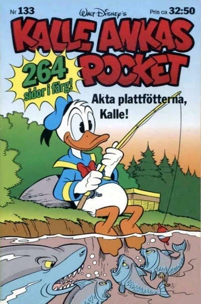Cover of Akta plattfötterna, Kalle!