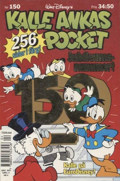 Cover of Jubileumsnummer! Kalle på EuroDisney!