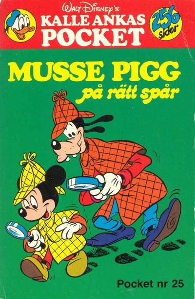 Cover of Musse Pigg på rätt spår