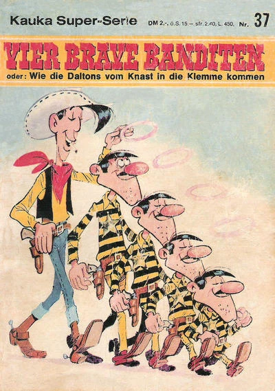 Cover of Lucky Luke - Vier brave Banditen