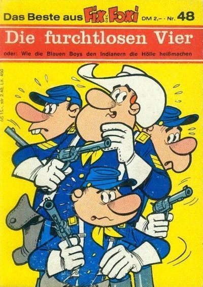 Cover of Die Blauen Boys - Die furchtlosen Vier