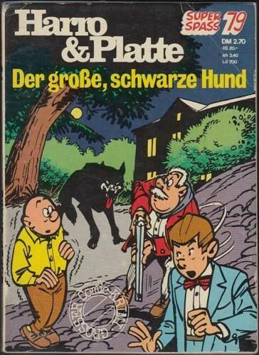 Cover of Harro und Platte: Der große, schwarze Hund