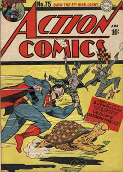 Cover of Keep Up With Superman in the Adventures of Aesop's Modern Fables