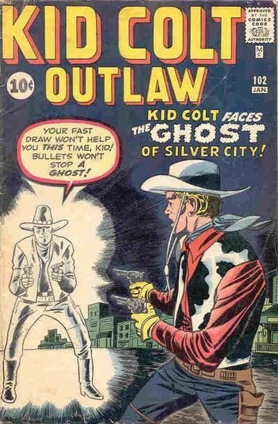 Cover of The Ghost Of Silver City!