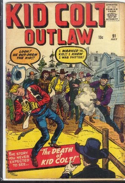 Cover of The Death Of Kid Colt!