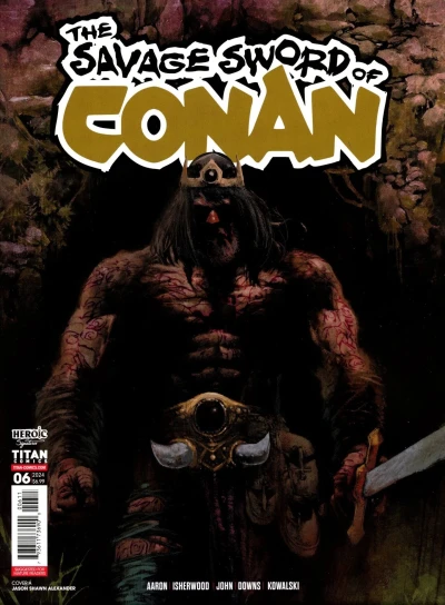 Cover of King Conan: The Ensorcelled, Part Two; Conan: Madness On The Mound; Dark Agnes: The Head of St. Denis