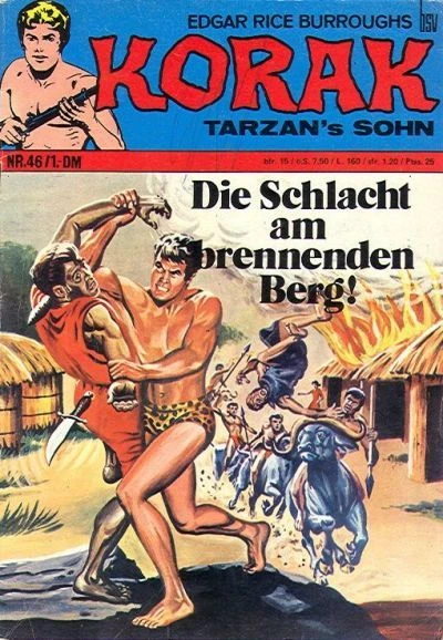 Cover of Die Schlacht am brennenden Berg!