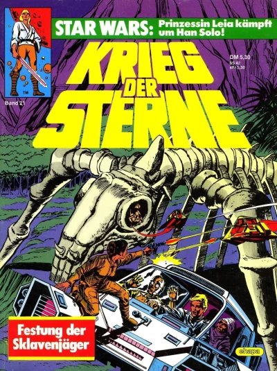 Cover of Festung der Sklavenjäger - Prinzessin Leia kämpft um Han Solo!