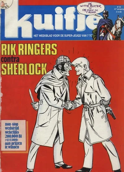 Cover of Rik RIngers contra Sherlock