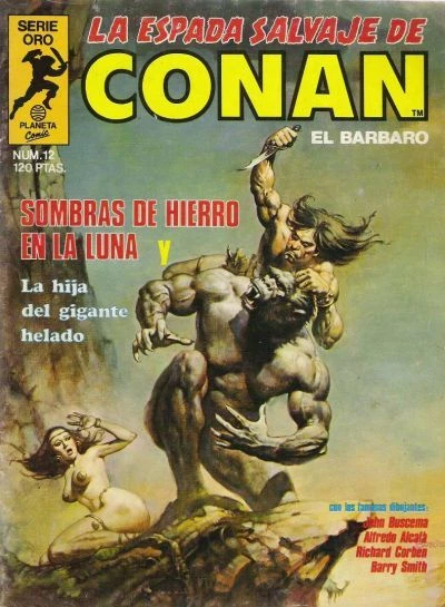 Cover of Sombras de hierro en la luna y La hija del gigante helado