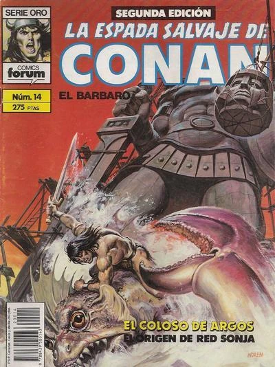 Cover of El coloso de Argos y El origen de Red Sonja