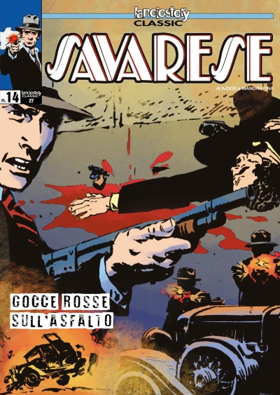 Cover of Savarese 14: Gocce rosse dull'asfalto