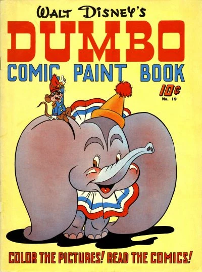 Cover of Dumbo Comic Paint Book