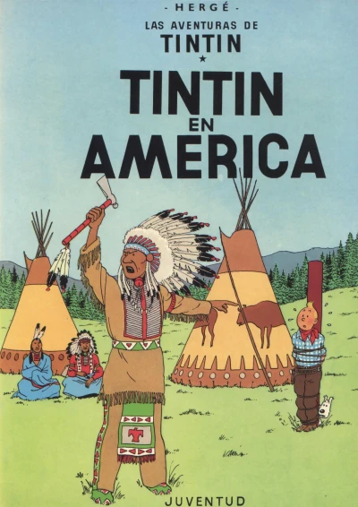 Cover of Tintín en América