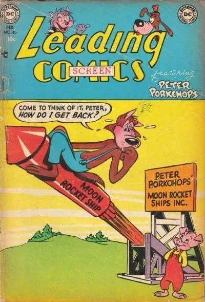 Cover of Leading Screen Comics