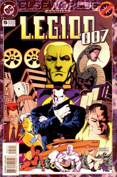 Cover of The Spy Who Fragged Me/L.E.G.I.O.N. Archives/L.E.G.I.O.N. 90210/Legion by Gaslight/Woman/man