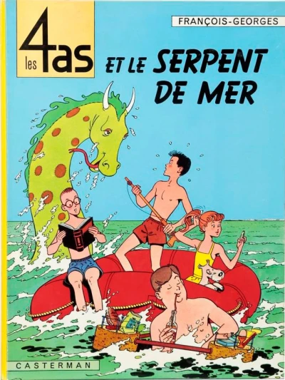 Cover of Les 4 as et le serpent de mer