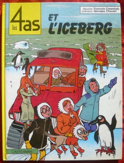 Cover of Les 4 as et l'iceberg