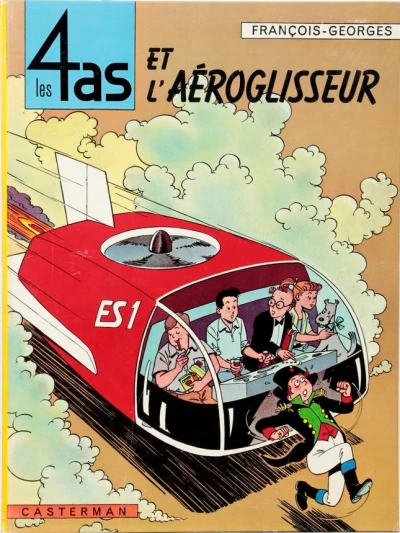 Cover of Les 4 as et l'aéroglisseur