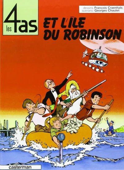 Cover of Les 4 as et l'île du robinson