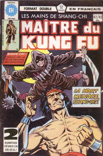 Cover of La Mort Menace Shang-Chi