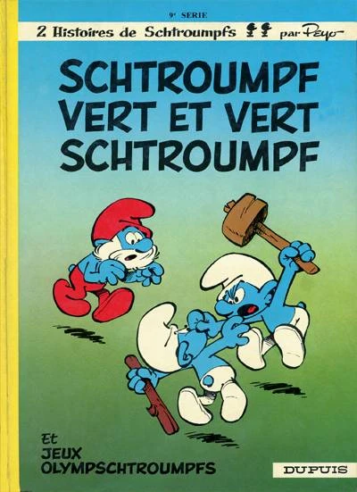 Cover of Schtroumpf vert et vert schtroumpf