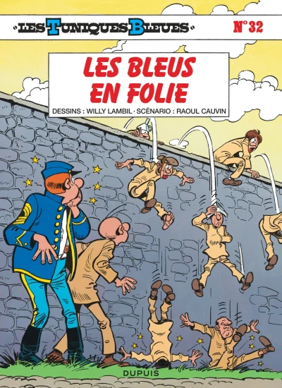 Cover of Les bleus en folie