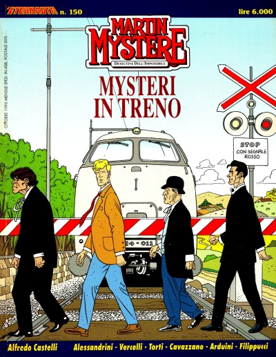 Cover of Martin Mystere: Mysteri in Treno