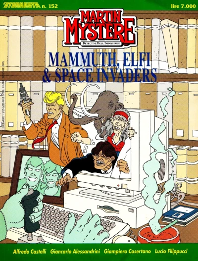 Cover of Martin Mystere: Mammuth, elfi & space invaders
