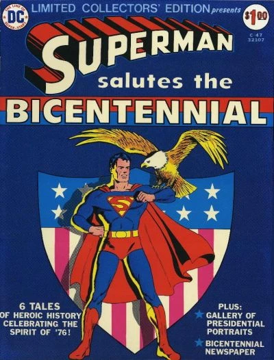 Cover of Superman salutes the Bicentennial