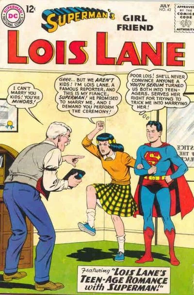 Cover of Lois Lane's Teen-Age Romance With Superman!