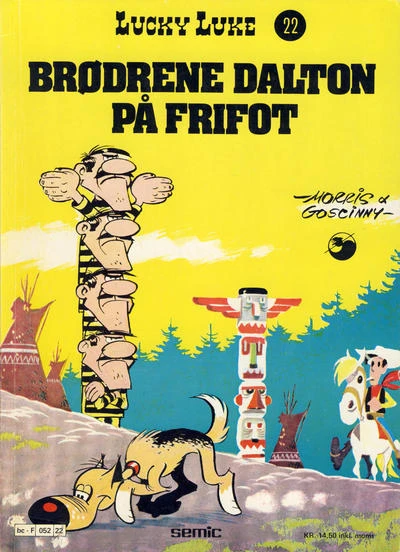 Cover of Brødrene Dalton på frifot