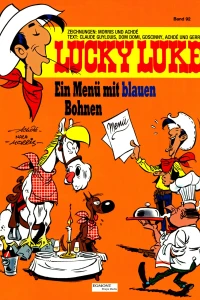 Ein Menü mit blauen Bohnen