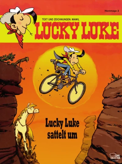 Cover of Lucky Luke sattelt um