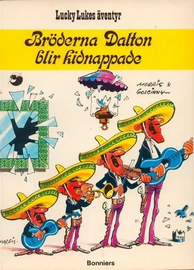 Cover of Bröderna Dalton blir kidnappade