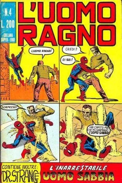 Cover of L'inarrestabile Uomo Sabbia