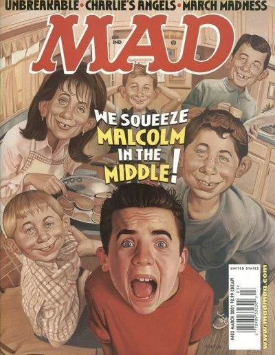 Cover of We Squeeze Malcolm in the Middle!