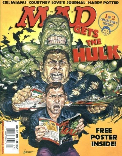 Cover of The Hulk Gets MAD/MAD Gets The Hulk
