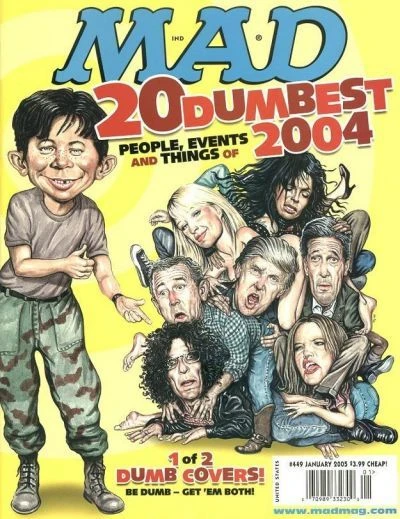 Cover of The 20 Dumbest People, Events and Things of 2004
