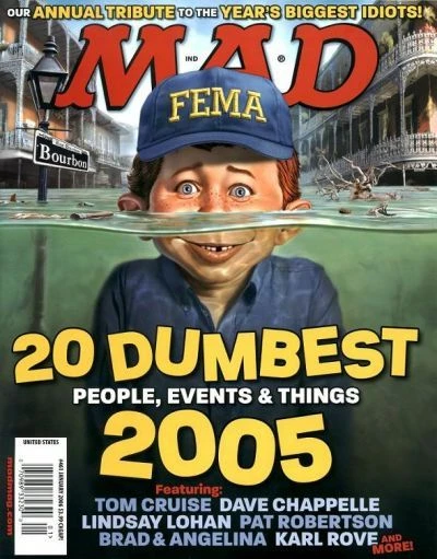 Cover of The 20 Dumbest People, Events and Things of 2005