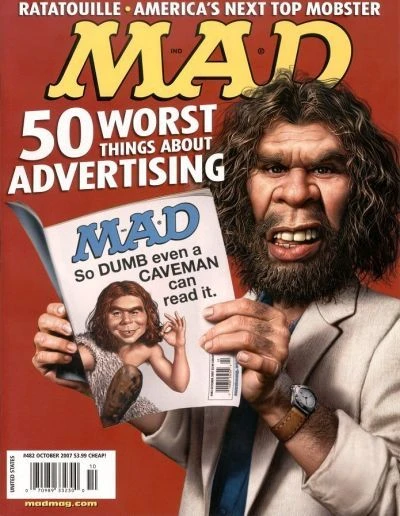 Cover of 50 Worst Things About Advertising